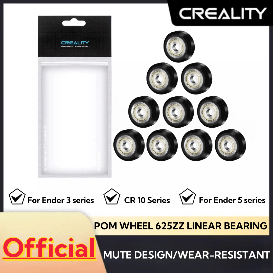 Creality Printer K1 - เครื่องพิมพ์สามมิติ Creality ล้อ POM พลาสติก พร้อมลูกปืนเชิงเส้น
