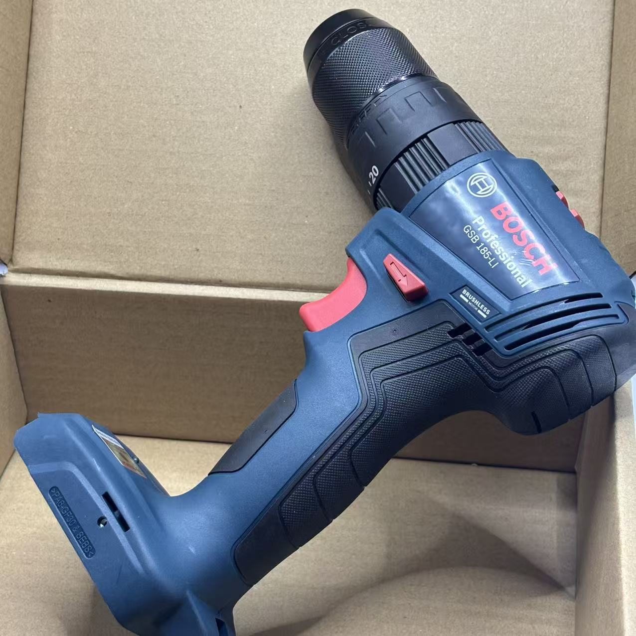 Bosch Drill Gsb 18V - สว่านกระแทกไร้สายแบบมอเตอร์ไร้แปรงถ่าน Bosch GSB 185-LI 18V 1900RPM