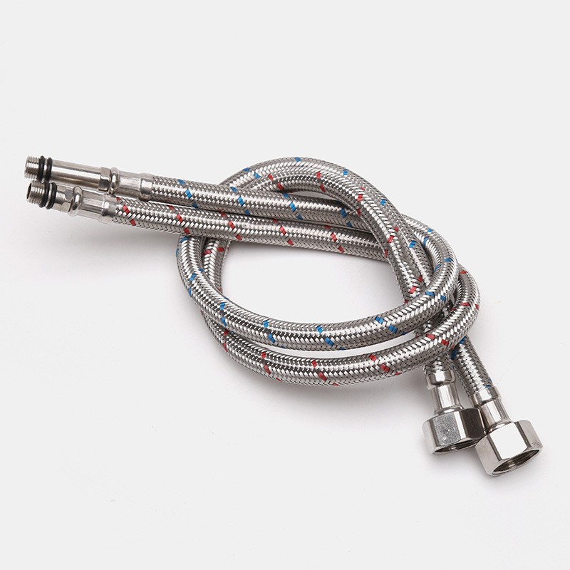 ท่อน้ำสแตนเลสแบบยืดหยุ่น G1/2  - Flexible Hose Braided บทวิจารณ์และราคา