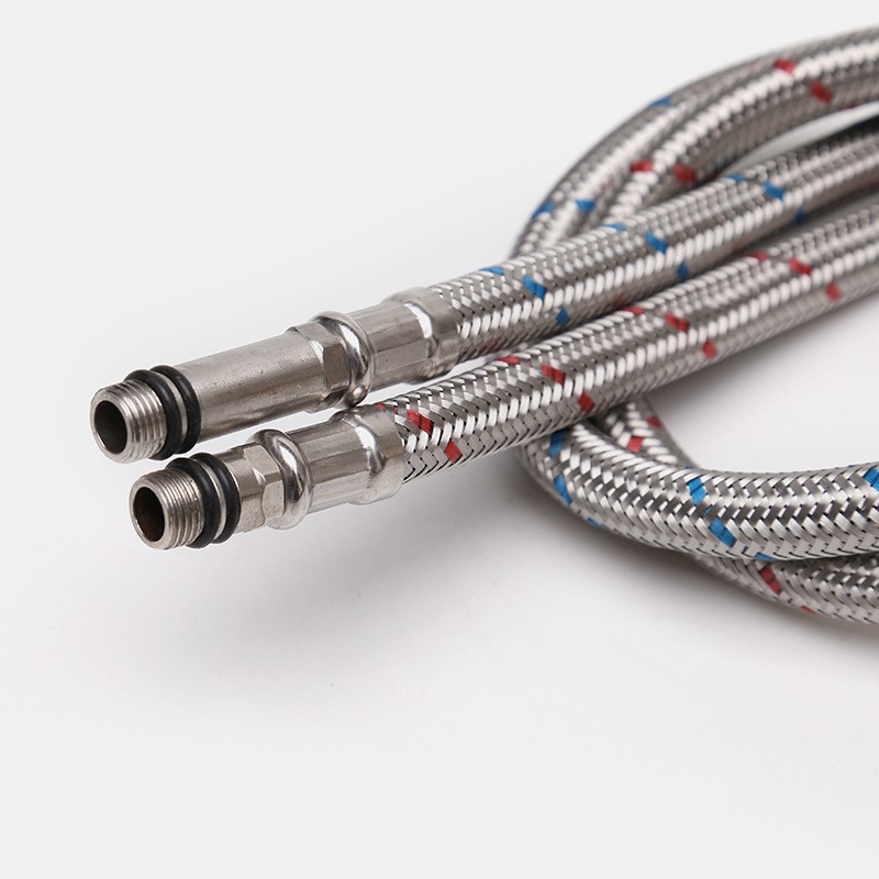 ท่อน้ำสแตนเลสแบบยืดหยุ่น G1/2  - Flexible Hose Braided บทวิจารณ์และราคา