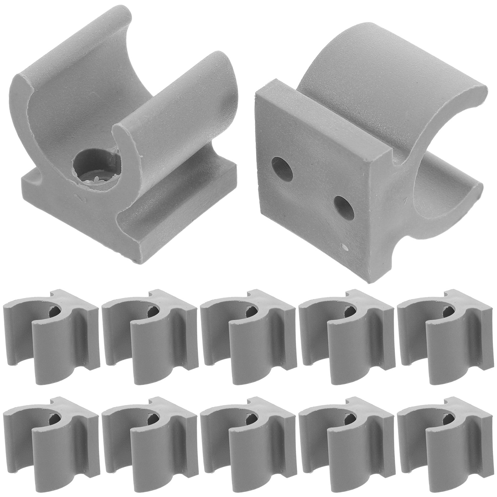 24 ชิ้น คลิปยึดท่อพลาสติกรูปตั - Plastic Pipe Clip บทวิจารณ์และราคา