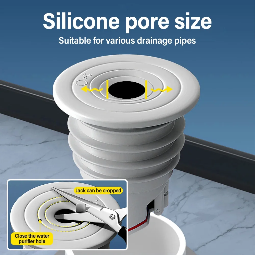 จุกกันน้ำซิลิโคนขนาด 70-75 มม. - Drain Pipe Clip บทวิจารณ์และราคา